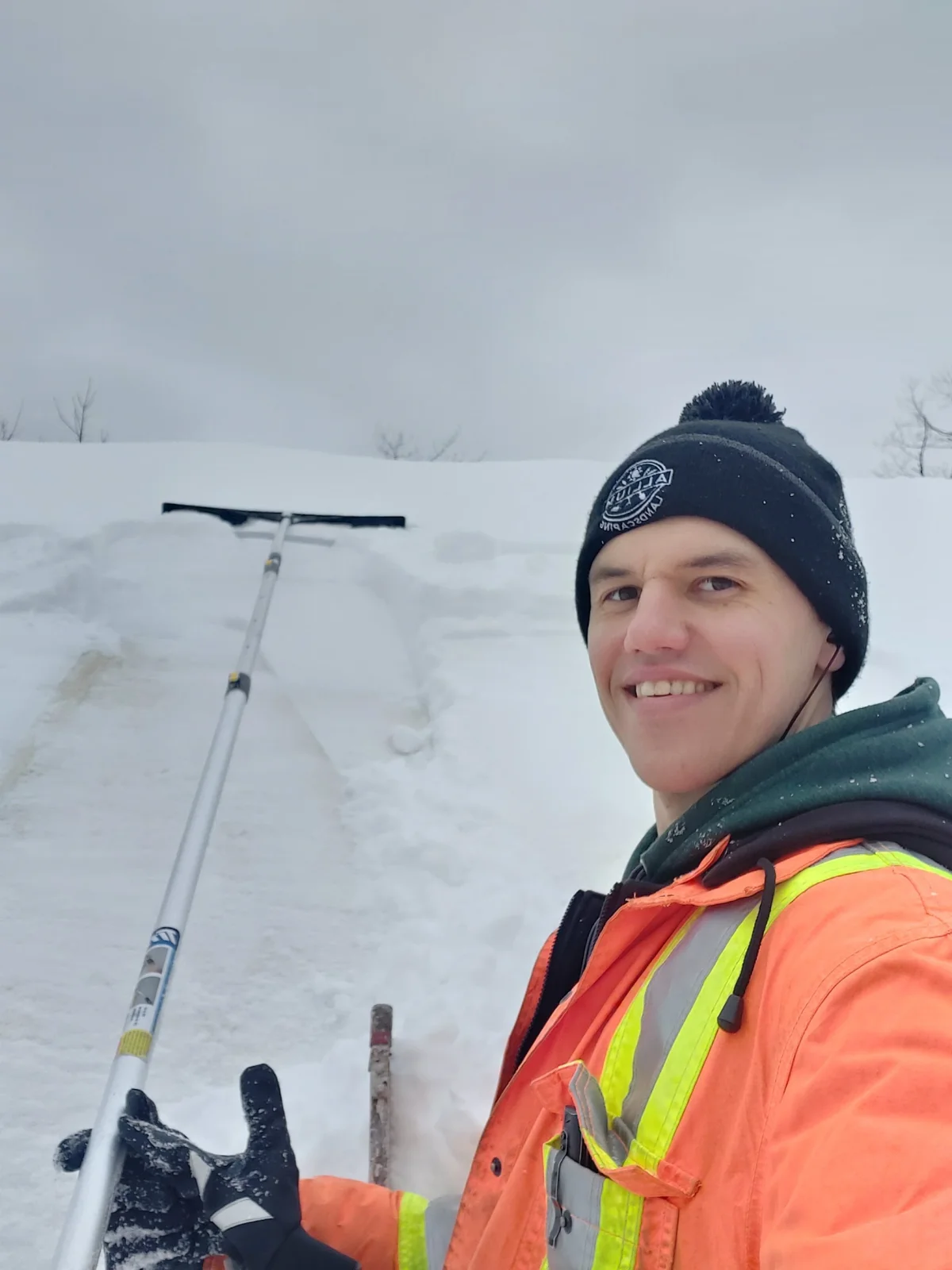 Tim Wecklein outdoors in winter workwear